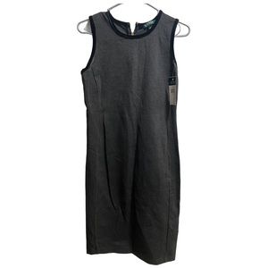 Lauren Ralph Lauren Strapless Dress Grey NWT size‎ Small Broken Zipper